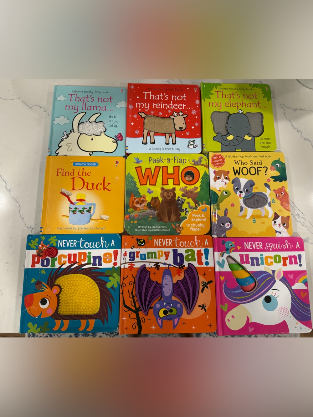 Born Board Book Set - Teal, Red, Green, Yellow, Orange, Purple, Pink